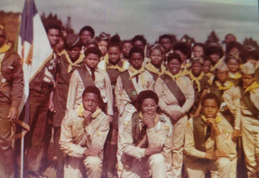 J. Bailey Morgan in the Pathfinder's group